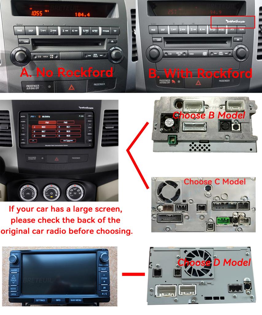 Для Mitsubishi Outlander 2006-2011 Peugeot 4007 Citroen C-Crosser Android Автомагнитола Мультимедиа Видео Плеер Навигация GPS Carplay Экран Авто Стерео