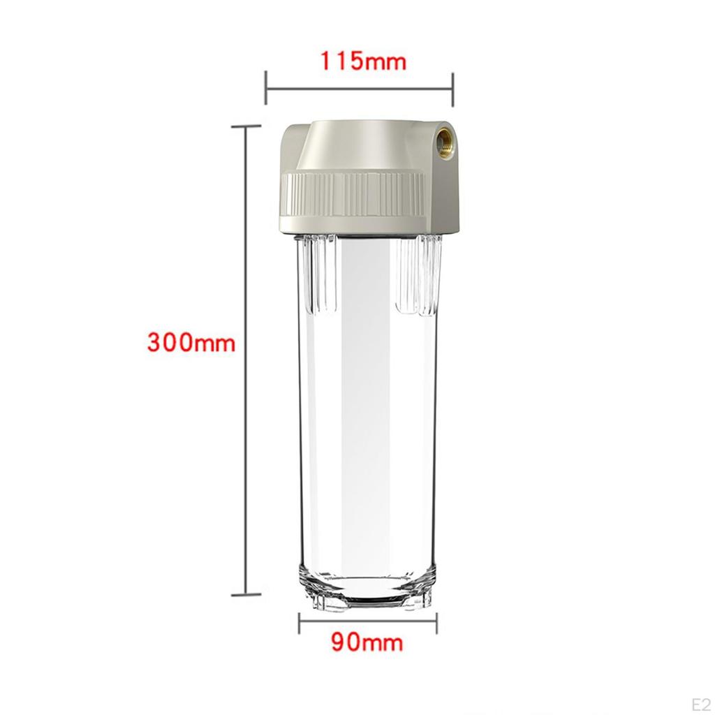 Бутыль Прозрачный Вход 1/2 дюйма Прочный Бытовой прибор Простая установка для 10 Замен