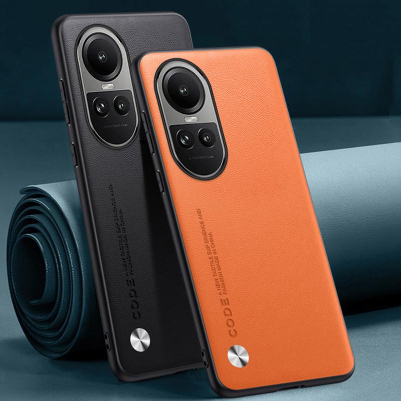 Роскошный чехол из искусственной кожи для OPPO Reno 10 Pro 5G, задняя крышка, силиконовый противоударный защитный чехол для телефона для OPPO Reno10 Pro 10Pro