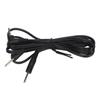 5PCS Electrode Wires 1 for 2 2.5mm Electrode Lead Wire for Digital Treatment Machine 3.9ft Black