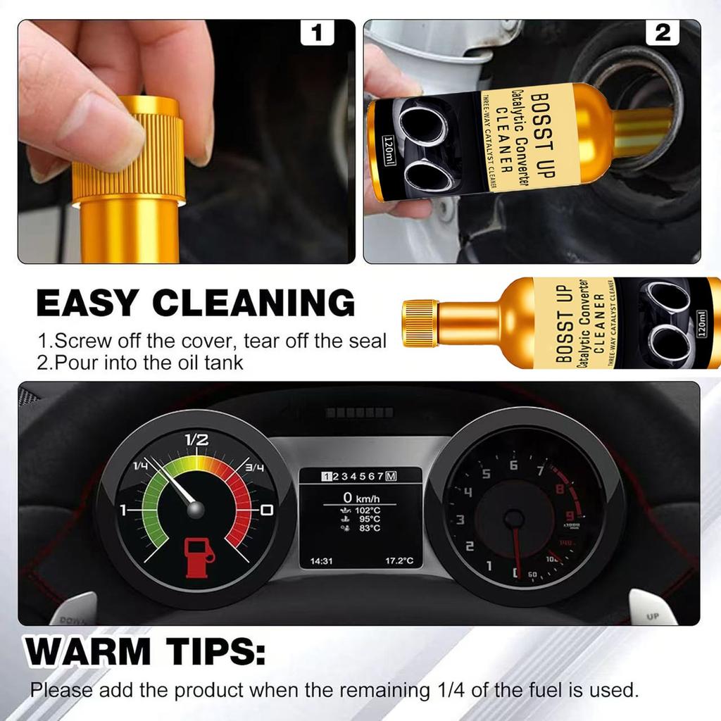 Catalytic Converter Cleaner, Auto Parts Engine Auto Parts Engine Cleaner Exhaust System Pipe Carbon Removal Cleaners 120ml