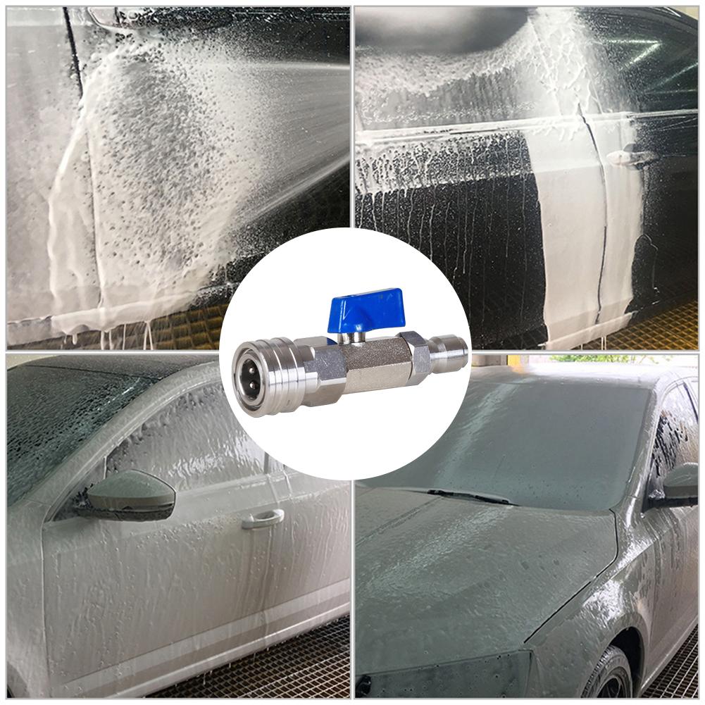 Контрольный переключатель потока воды с быстроразъемным соединителем 3/8 или 1/4 дюйма, шаровой кран для перекрытия, шаровой кран для аппарата высокого давления