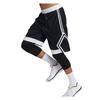 Summer Basketball Shorts Men's Loose Knee Length Sports Shorts Running Training Five Point Beach Short Pants