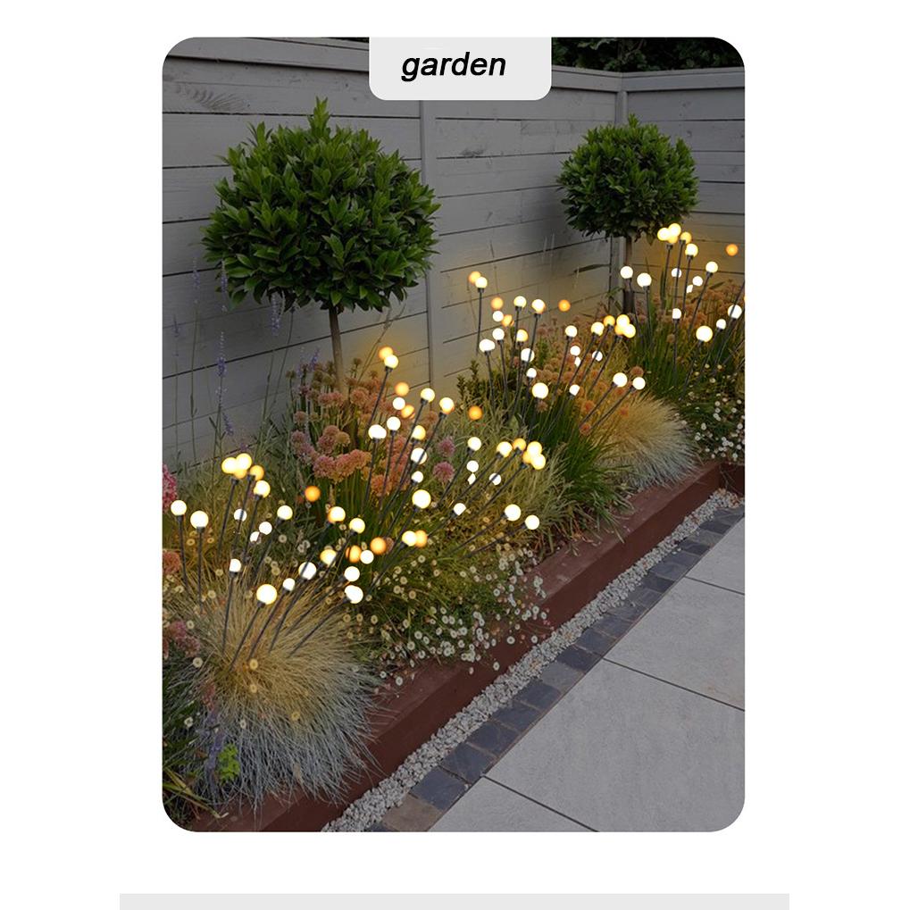 6/8/10 светодиодный солнечный светильник для уличного украшения сада, пейзажные огни, фейерверк, светлячок, газонные лампы, лампа для декора загородного дома