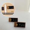 1 шт. Ценник Магазин Магазин Бумажные Карточки Бирки Мини 6.5x3СМ Подставка Дисплей Ценник Маленькая Деревянная Табличка с Ценой Держатель Номера
