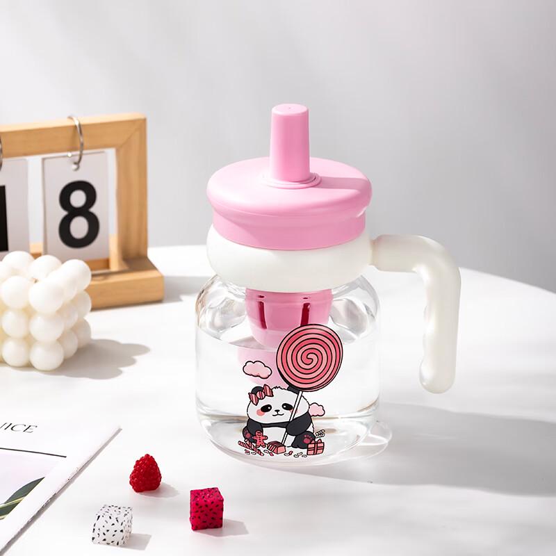 Shanchongshan Gourd-Shaped High Borosilicate Glass Bottle with Straw