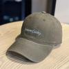Популярная простая washed-эффект хлопковая мягкая кепка-бейсболка женская весенне-летняя тонкая студенческая мужская и женская кепки