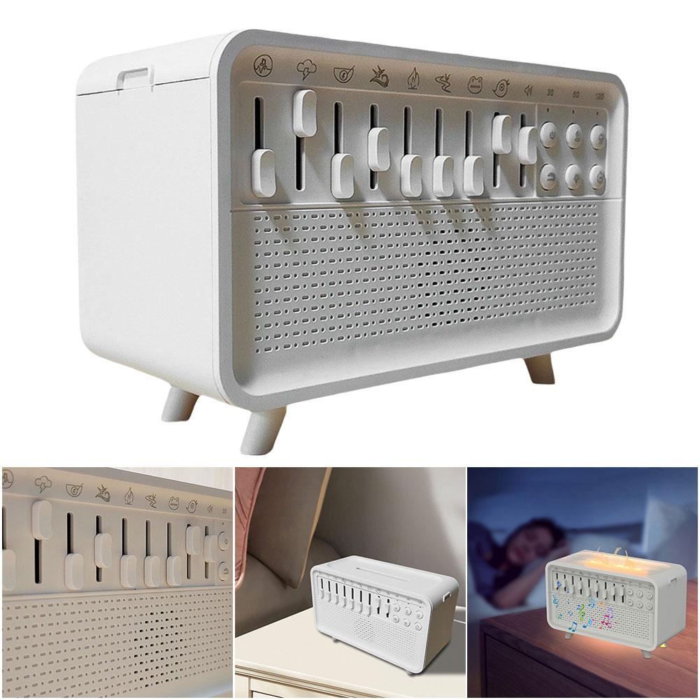 Машина для сна с белым шумом, диффузор эфирных масел с BT-динамиком, ночник, аромадиффузор для сна и медитации взрослых