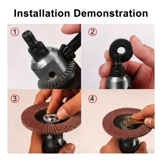 Комплект переходника для электрической шлифовальной машины и дрели Сверхпрочный Стандартный переходник для дрели на угловую шлифовальную машину Соединительный стержень Аксессуары Комплект адаптера для электроинструмента