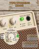STRICH Mini Bass Amplifier, 5W x 2, Portable, with Wireless Connectivity, Clean & Drive Channels, for Electric Bass, SBA-10