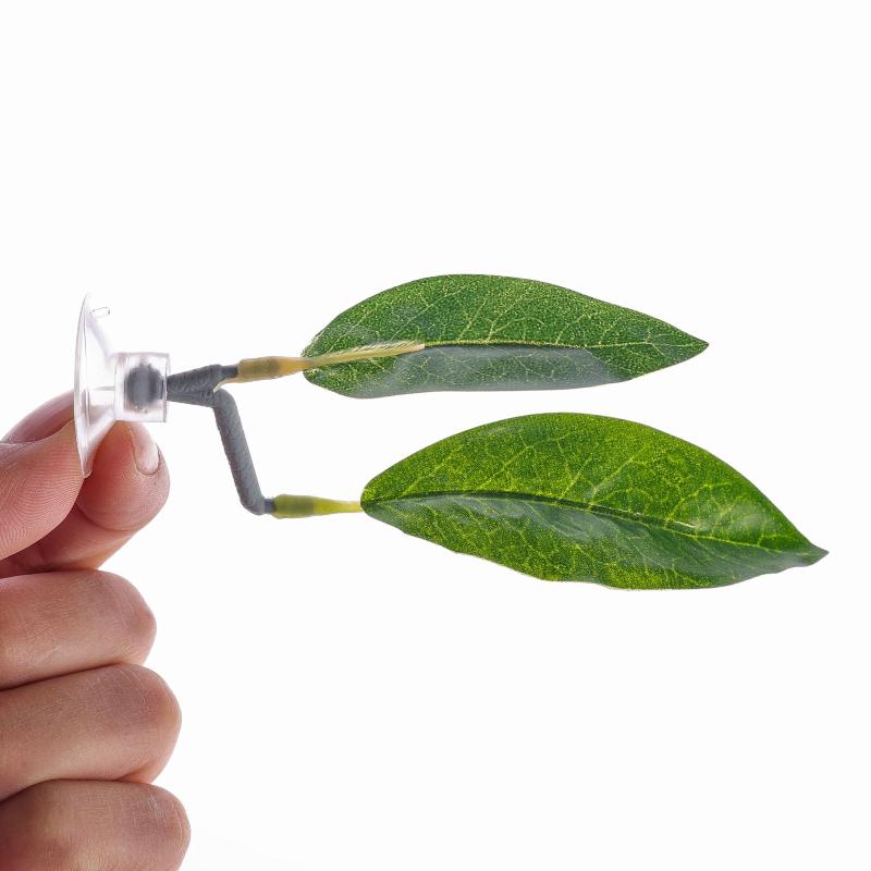 1 шт. Искусственный лист-гамак для нереста и игры рыбок Декор для аквариума питомцев Рыбки Петушки Растения Лист Декор для аквариума