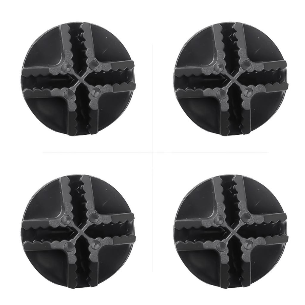 Pack of 4 Multipurpose Grids Connectors Portable Accessory for Wire Shelving Storage Solution and Modulars Closets