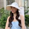 Sun Protection Big Brim Sun Hat Windproof Beach Cap Hot Sun Hat  Women Men