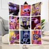 Digital Circus Blanket Ultra-Soft Great for Sofa Seaside Picnics Four Seasons Multipurpose Digital Print Gift for Travel Home Birthdays