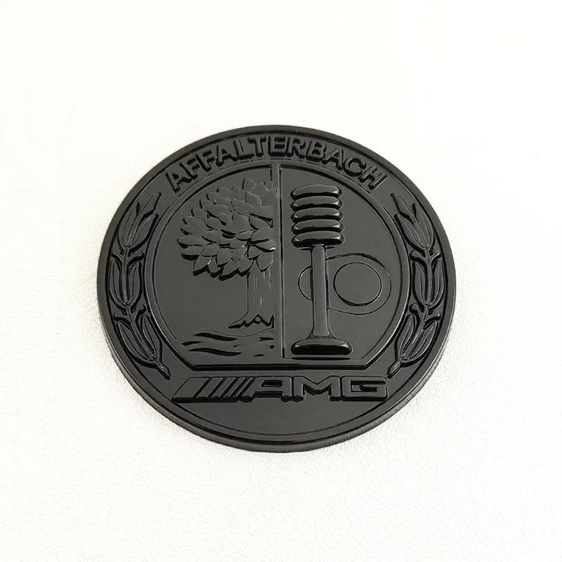 Автомобильная наклейка для Benz 6,5 см Логотип Яблоня Металлическая эмблема AMG Задняя стойка C Боковой значок для Mercedes Benz A C E GLA GLC GLE Sti