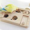 Training Function Parrot Feeding Tray Hanging Pet Food Seek Toy  for Small Pet