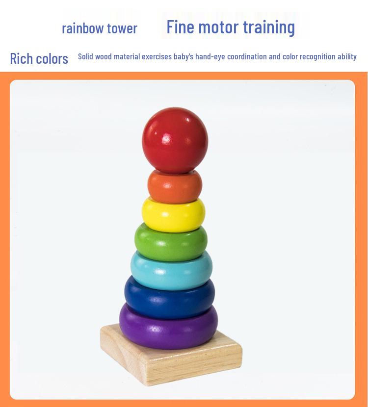 Монтессори Игрушки для раннего развития для возраста 0-3 года: Лабиринт с бусинами, Нанизывание бусин, Складывание блоков, Перфорированная доска, Скручивающийся червячок и Образовательное музыкальное пианино