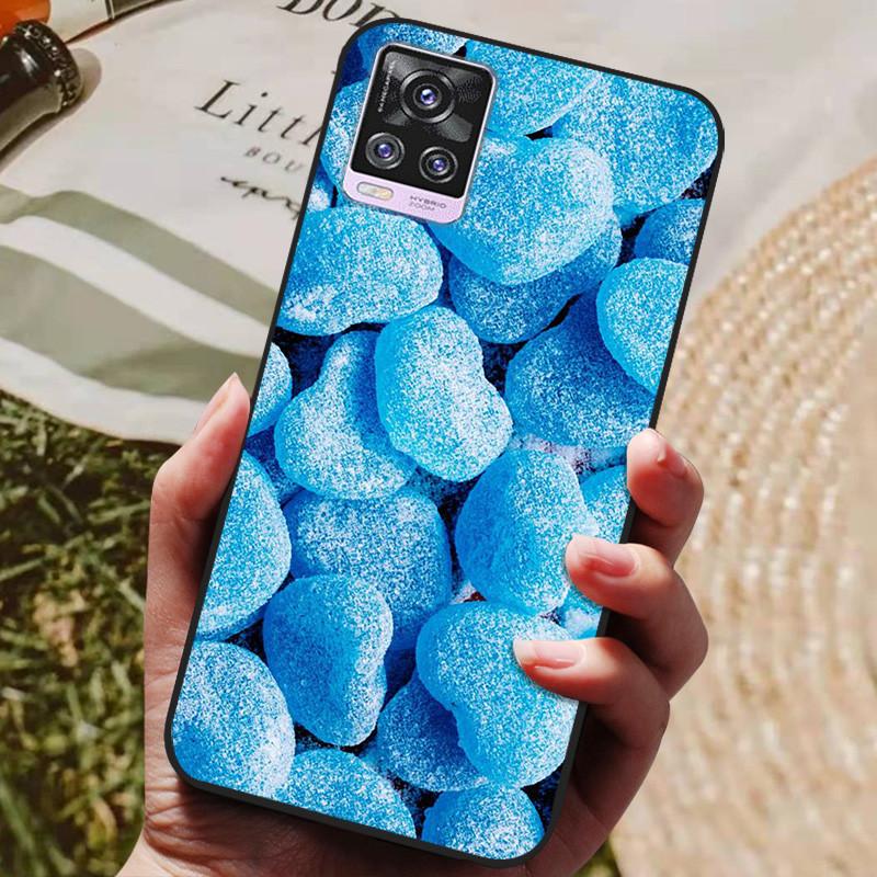 Для чехла Coque Vivo V20 Pro 2018 Силиконовая задняя крышка Чехол для телефона Для Vivo V20 V2025 V2024 Чехлы V20Pro V 20 Pro Мягкий бампер Fundas