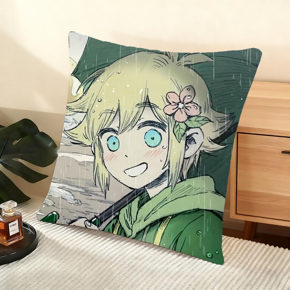 Game O-Omori Cushion Cover Soft Short Plush Pillow Cover Smooth Cozy Texture Aesthetic Cushion Case Home Decor