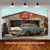 1 шт. винтажный ржавый баннер для гаража в деревенском стиле Route 66, доступен в нескольких размерах
