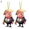 2 шт. подвеска для автомобиля Трампа 2D акриловые украшения Трампа внутренние настенные украшения для рождественской елки