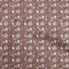 Cotton Flex Dark Rose Brown Fabric Leaves Fabric For Sewing Printed Craft Fabric By The Yard 40 Inch