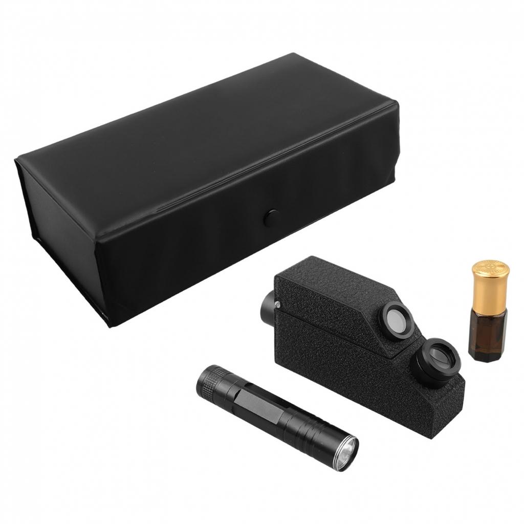 1.30~1.81Ri Геммологический рефрактометр Черный Высокоточное измерение