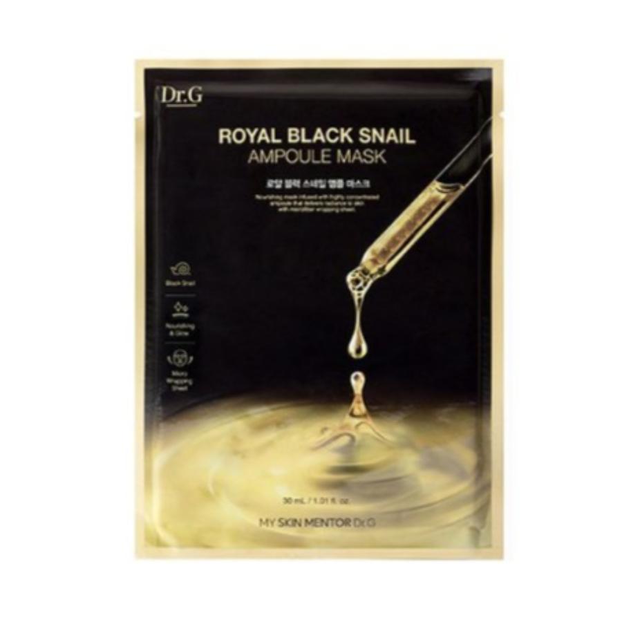 Dr.G _Royal Black Snail Ampoule Тканевая маска 30г_5P