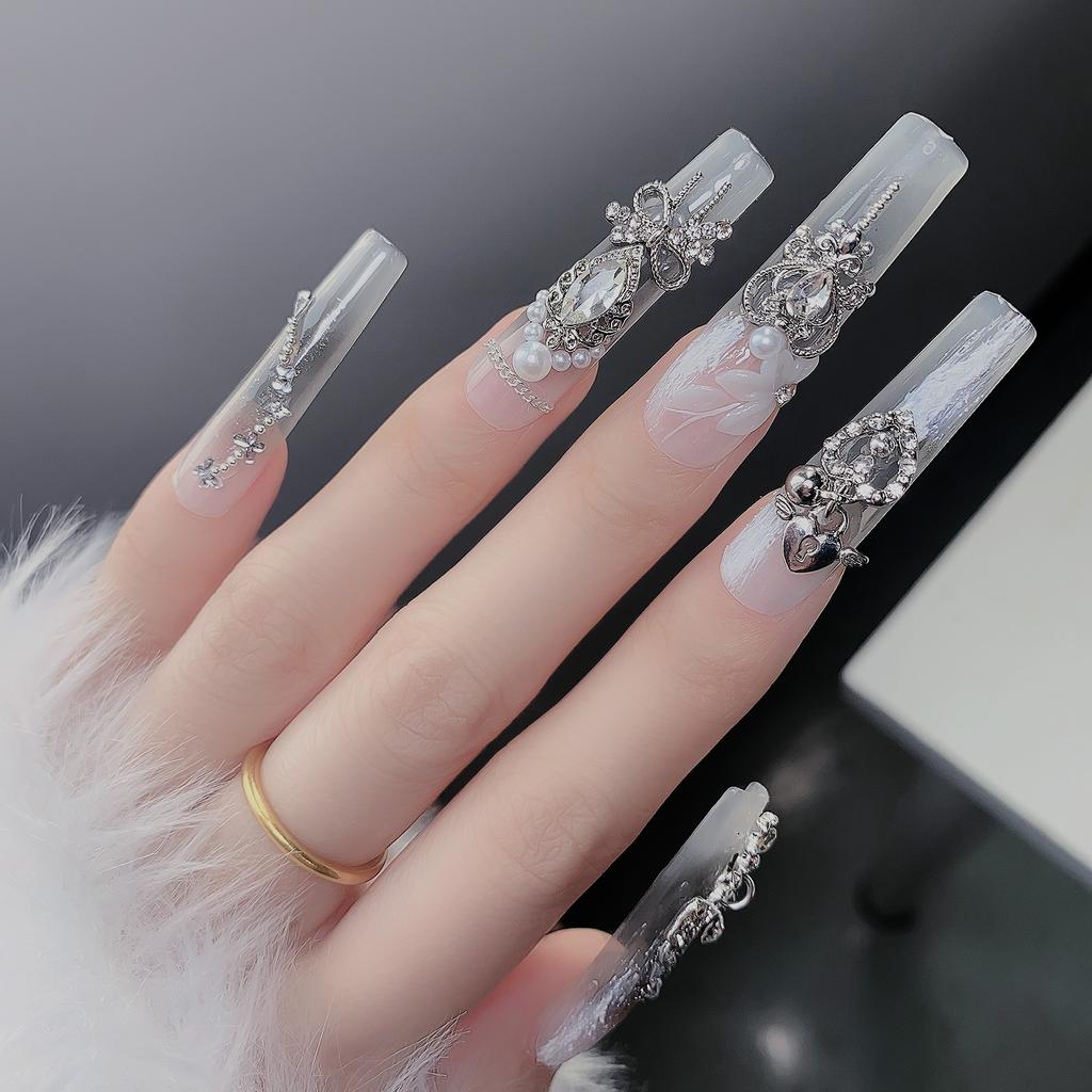 Nail Alloy Butterfly Nail Accessories Light Luxury Style High-end Metal Three-dimensional Nail Decoration Accessories