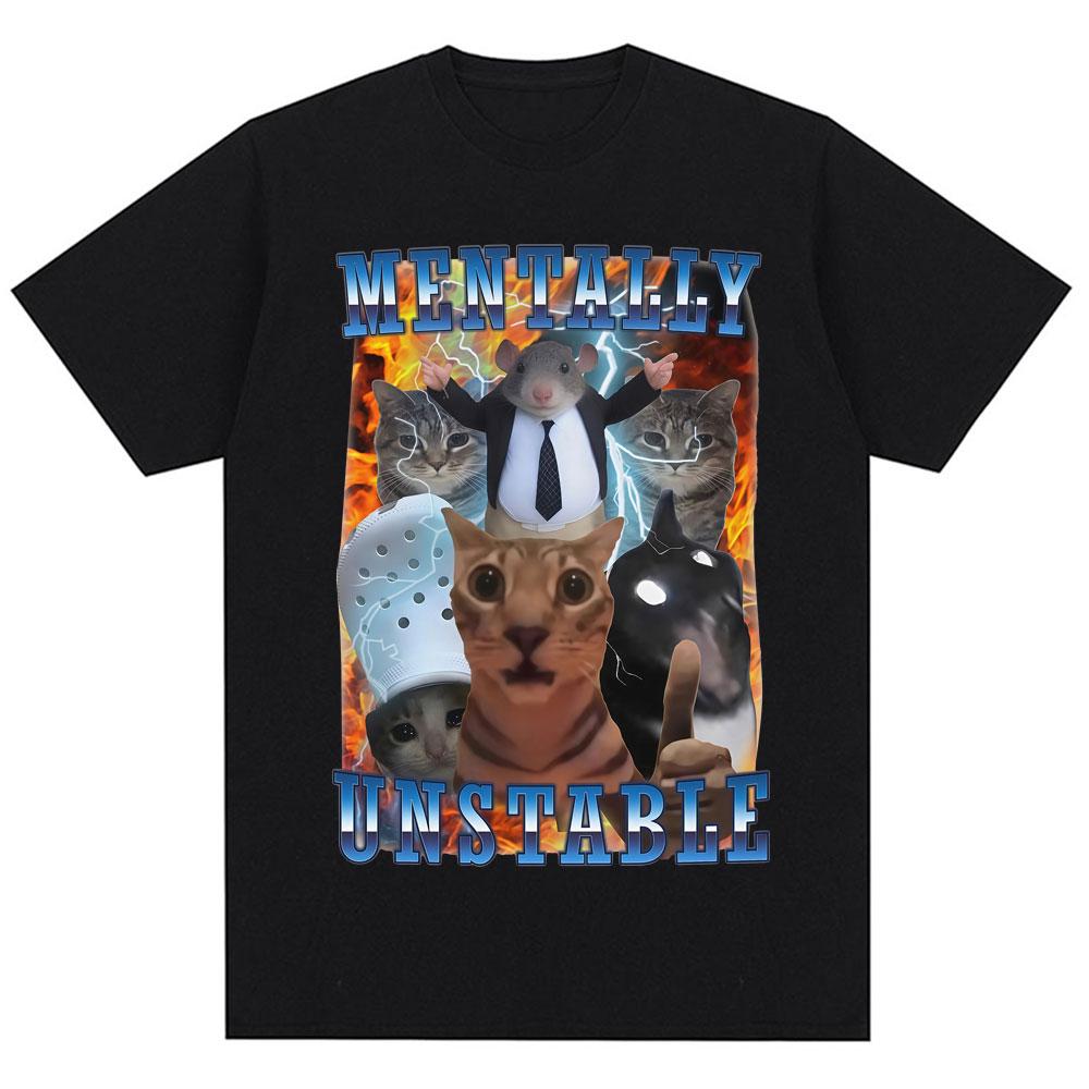 Fuuny Kittler Hilarious Cat Meme T Shirts Women Cute Fashion O-Neck T-shirts Breathable T Shirt Streetwear Women Clothes