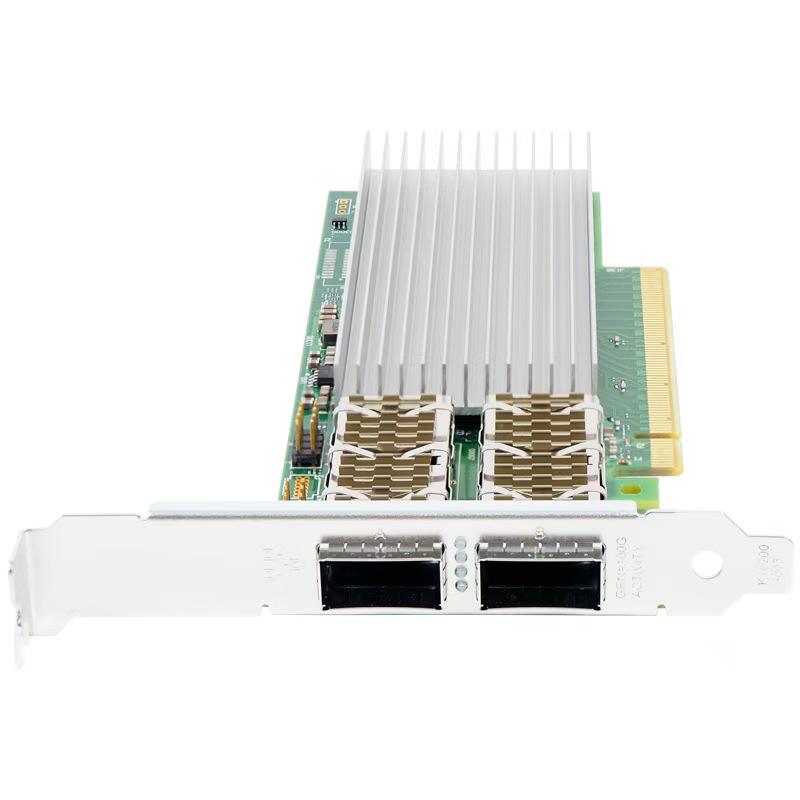 E810 CQDA2 25G/100G Dual-Port Fiber Network Card PCIe 4.0 x16 QSFP28 NIC
