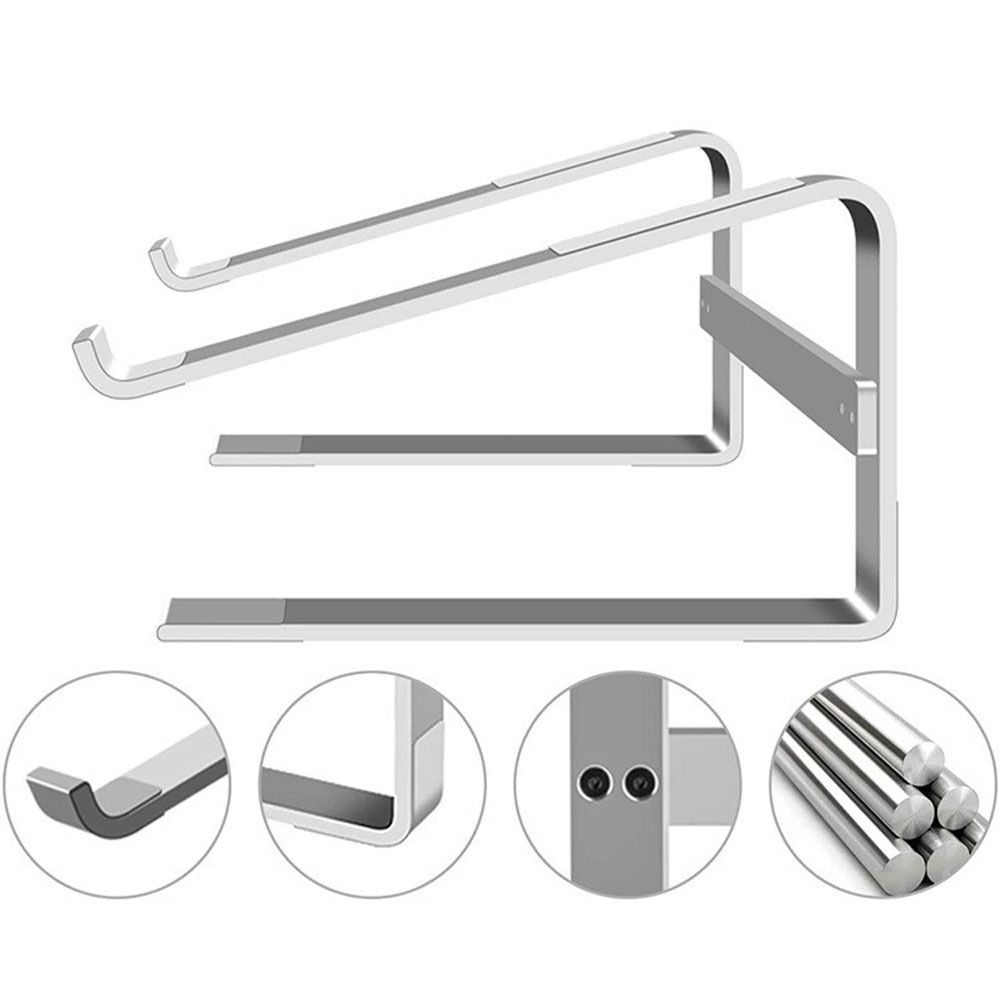 Ventilated Notebook Riser Iron Computer Stand Sturdy Laptop Holder Desktop Use