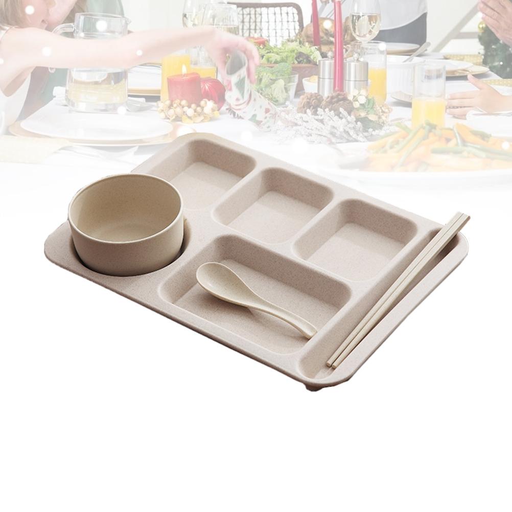 Детские столовые приборы, разделочная тарелка, изысканный поднос для ужина, креативная миска