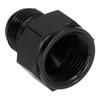 Переходник-редуктор прямой AN10 внутренняя резьба на AN8 наружная резьба, фитинг из алюминиевого сплава, черный