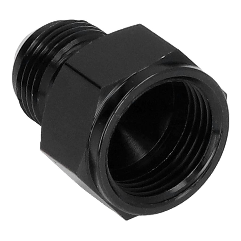 Переходник-редуктор прямой AN10 внутренняя резьба на AN8 наружная резьба, фитинг из алюминиевого сплава, черный
