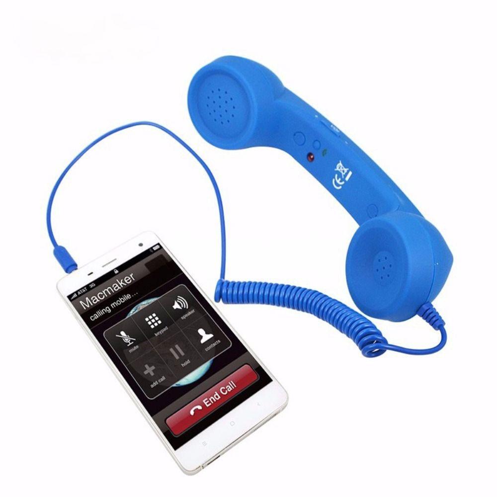 Multifunction Retro Phone Handset Call Receiver Wired Headphones Telephone Handset Computers