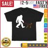 Bigfoot Walking Doberman Dog Walker Pullover Vintage T Shirt Men Women Fashion