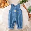 Children's Spring and Autumn Overalls, Boys Denim Suspenders, One-piece Pants, PP Pants
