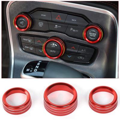 Voodonala Переключатель кондиционера Ручка кнопки CD для Dodge Challenger 2015-2024 Charger для Chrysler