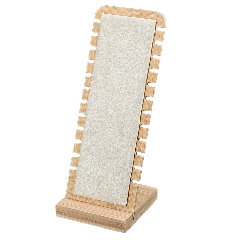 1 шт. Держатель для ожерелий Экологичный Органайзер для украшений Минималистичная Деревянная Подставка для демонстрации ювелирных изделий Прочная 10x10x27см