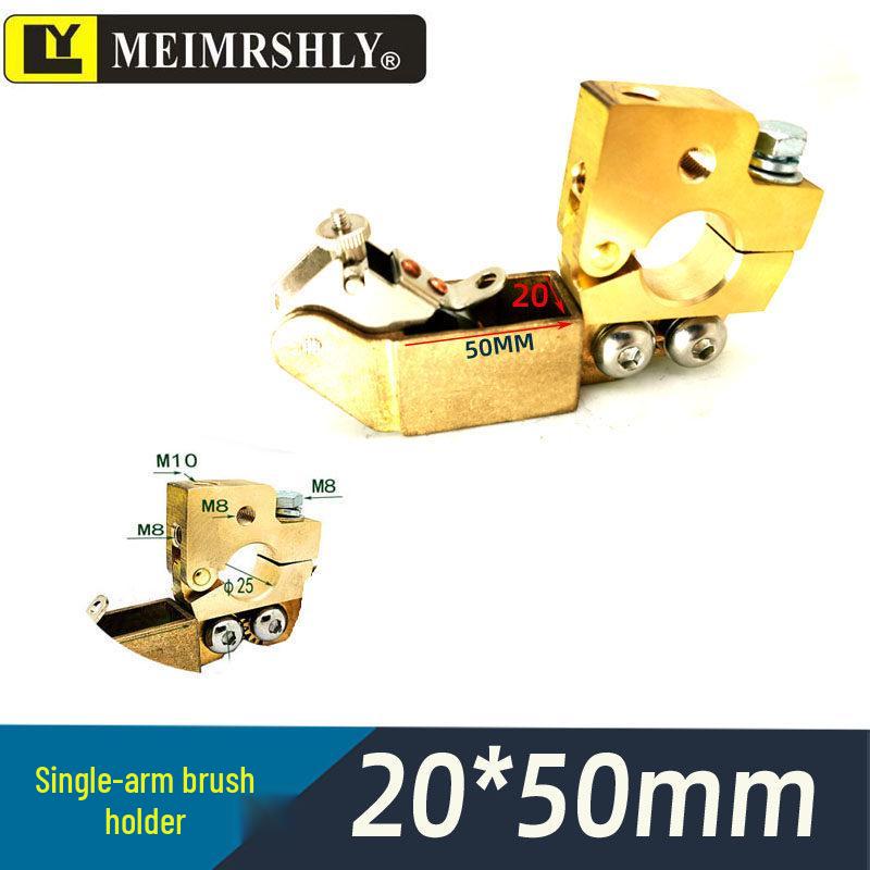 Silver Carbon Brush for Marine Stern Shaft Grounding, High Silver Graphite, Sizes: 10x20x25x30/32/35/40