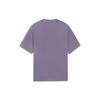 Sports Trend Series Solid Color Round Neck Casual Short Sleeve T-Shirt Men Tops Holy-Purple AHSS361-7