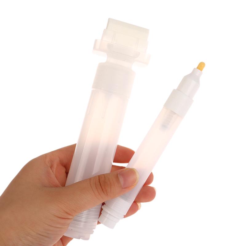Refillable Ink Plastic Empty Pen Rod Repeatable Reusable Tube For Graffiti Pens Liquid Chalk Marker Paint Pen Accessories
