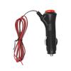 Kebidu Car Socket Adapter Plug Connector with 1.5m Cable On Off Button Switch 12V 24V for  Car Motorcycle Truck