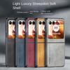 Plain Leather Comfortable Suede Case for Moto Razr 50 Ultra RAZR 50 Motorola Razr 40 Ultra Razr40 Lens Protect Business Cover