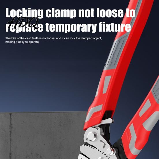 Construction Site Repair Equipment 9 Inch Ratchet Self-Locking Cable Cutter Pliers Multi-Function Electrician Wire Tool for Comfortable Handle