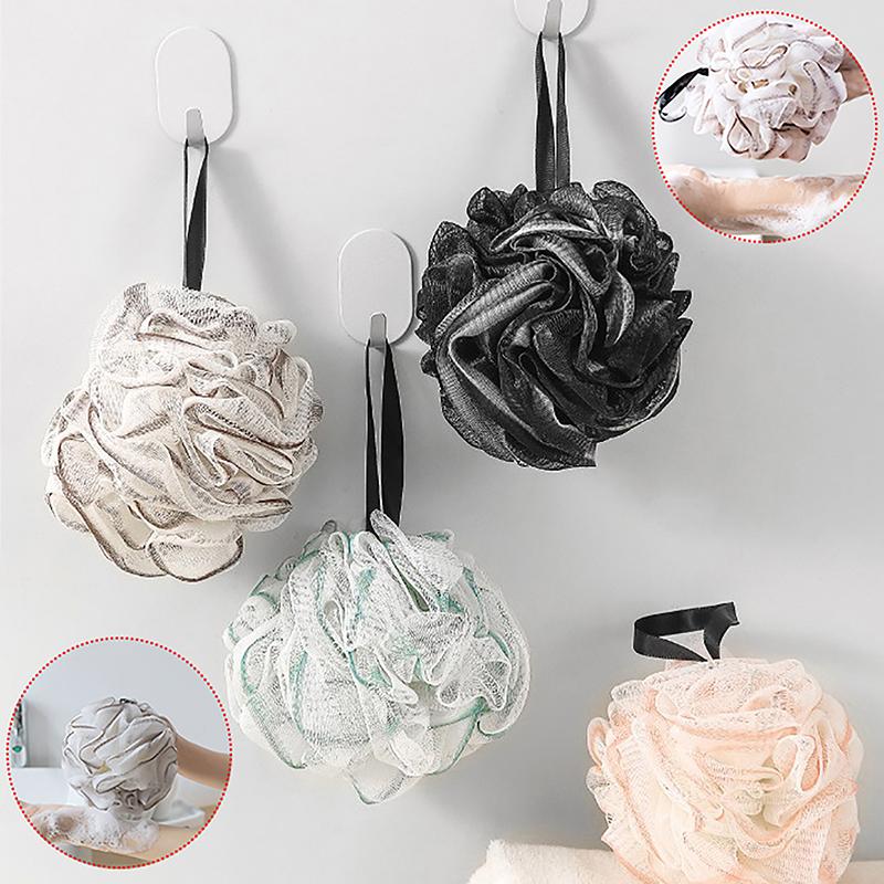 1 шт. большой шарик для ванны, богатая пена, полотенце для ванны, скруббер, моющее средство для тела, сетка для душа, губка, аксессуары для ванной комнаты