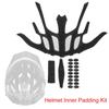 Sealed with Insect Net Helmet Inner Padding Kit Bat Shape Foam Pads Set Protection Sponge Pad