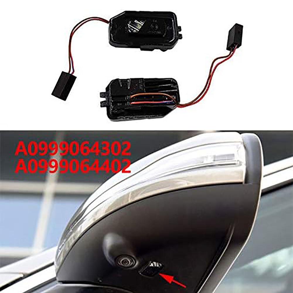 1Pair Mirror Puddle LED Light For Mercedes-Benz W177 W247 W205