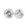Ear Studs Elegant All Match Cubic Zirconia Round Exquisite Earrings